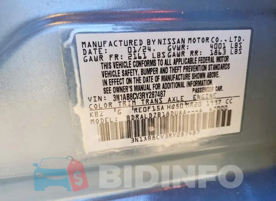 3N1AB8CV3RY287487 Photo# 12
