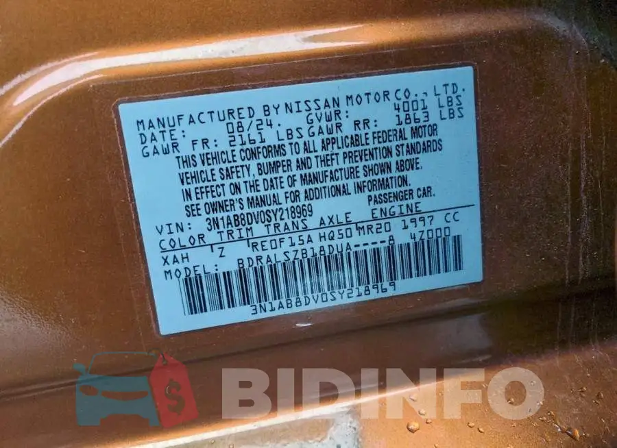 3N1AB8DV0SY218969 Photo# 12