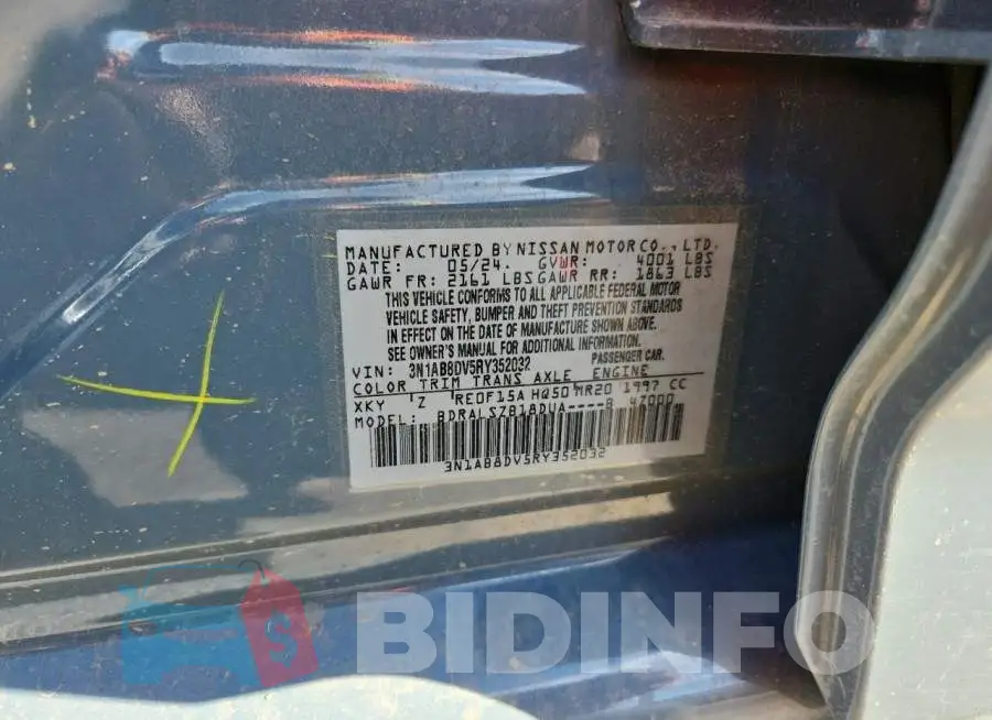 3N1AB8DV5RY352032 Photo# 12