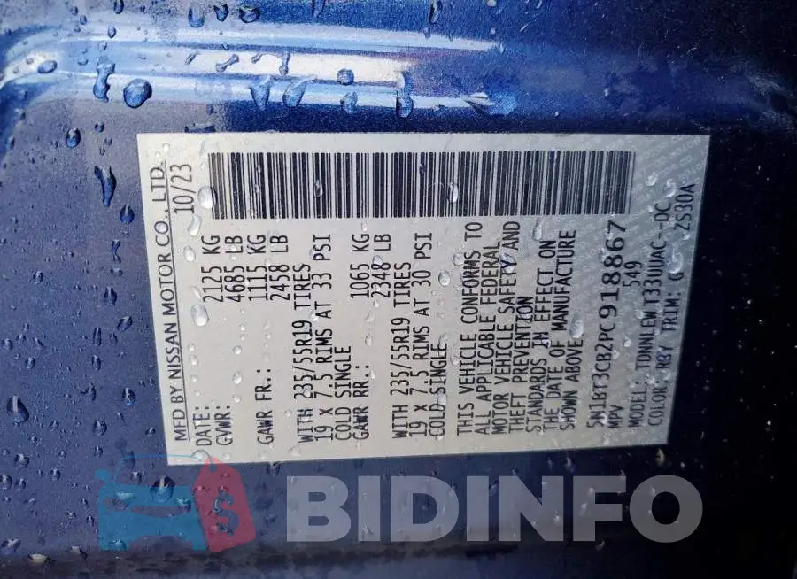 5N1BT3CB2PC918867 Photo# 14