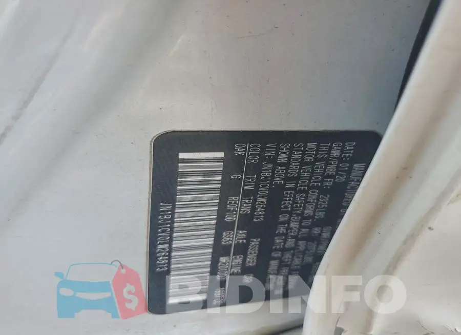 JN1BJ1CV0LW264813 Photo# 13