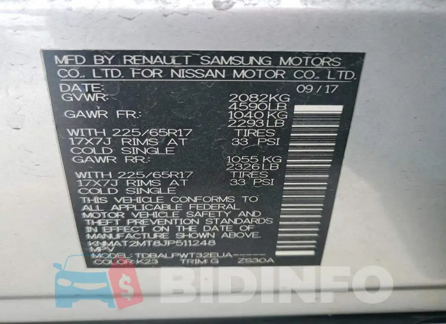 KNMAT2MT8JP511248 Photo# 14
