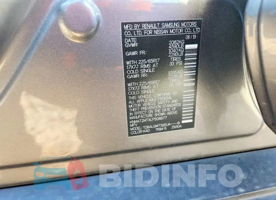 KNMAT2MTXLP506877 Photo# 14