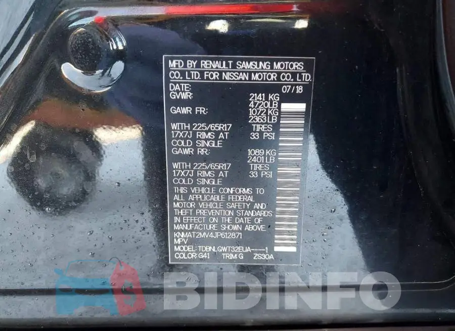 KNMAT2MV4JP612871 Photo# 12