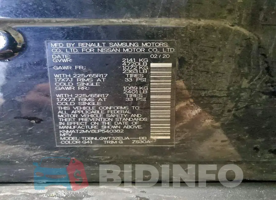 KNMAT2MV8LP540382 Photo# 13