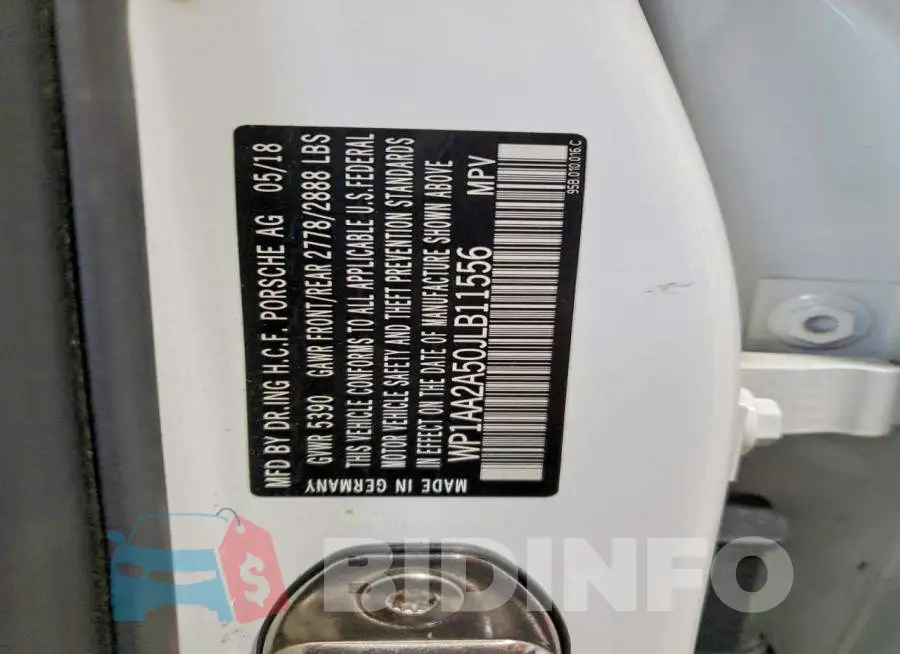 WP1AA2A50JLB11556 Photo# 13