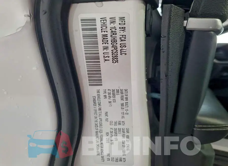 1C4RJHBG4PC528825 Photo# 13