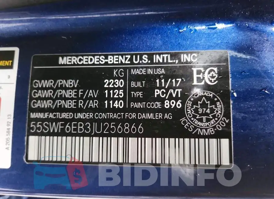 55SWF6EB3JU256866 Photo# 12