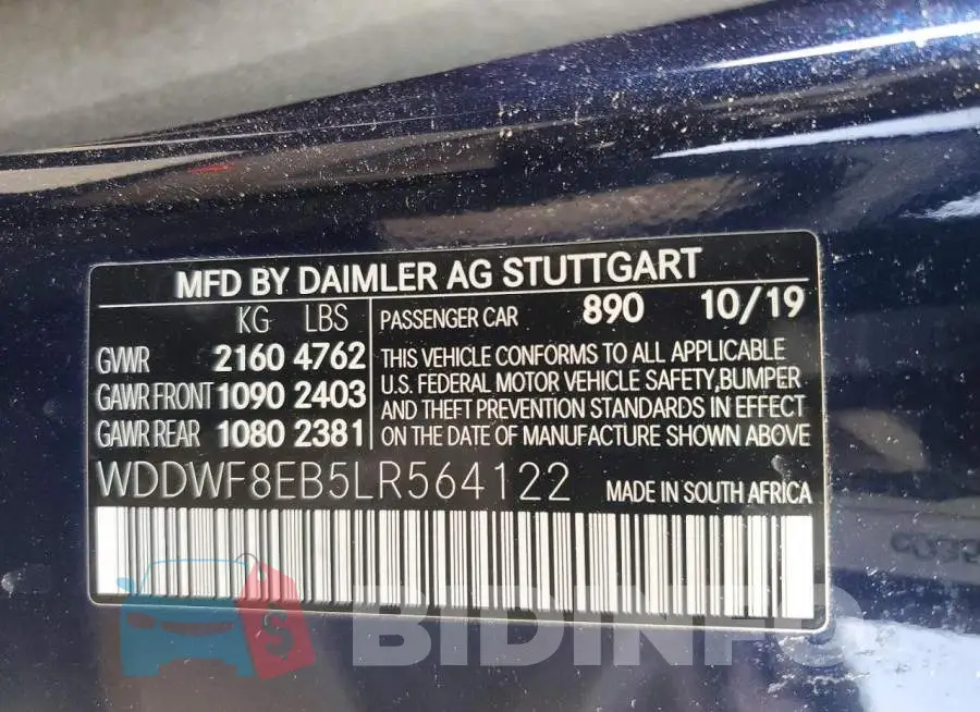 WDDWF8EB5LR564122 Photo# 13
