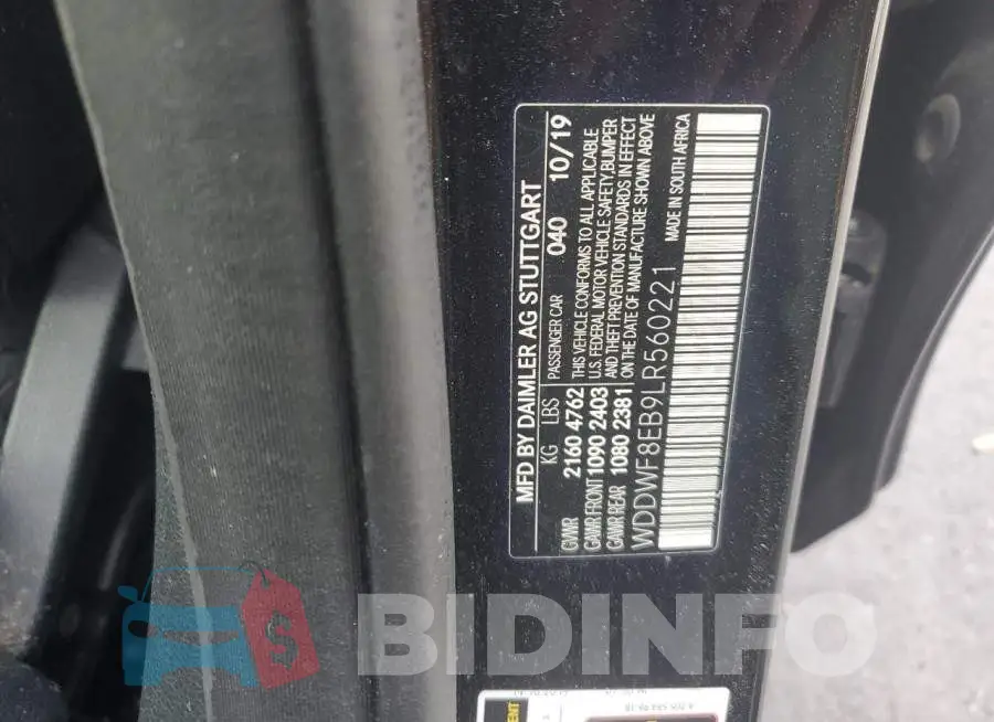 WDDWF8EB9LR560221 Photo# 12