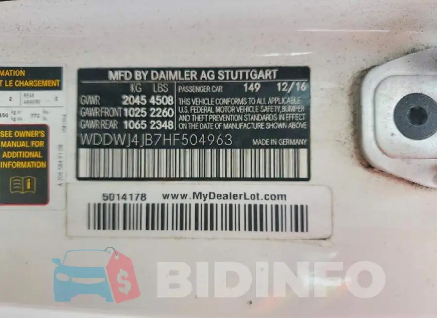 WDDWJ4JB7HF504963 Photo# 12