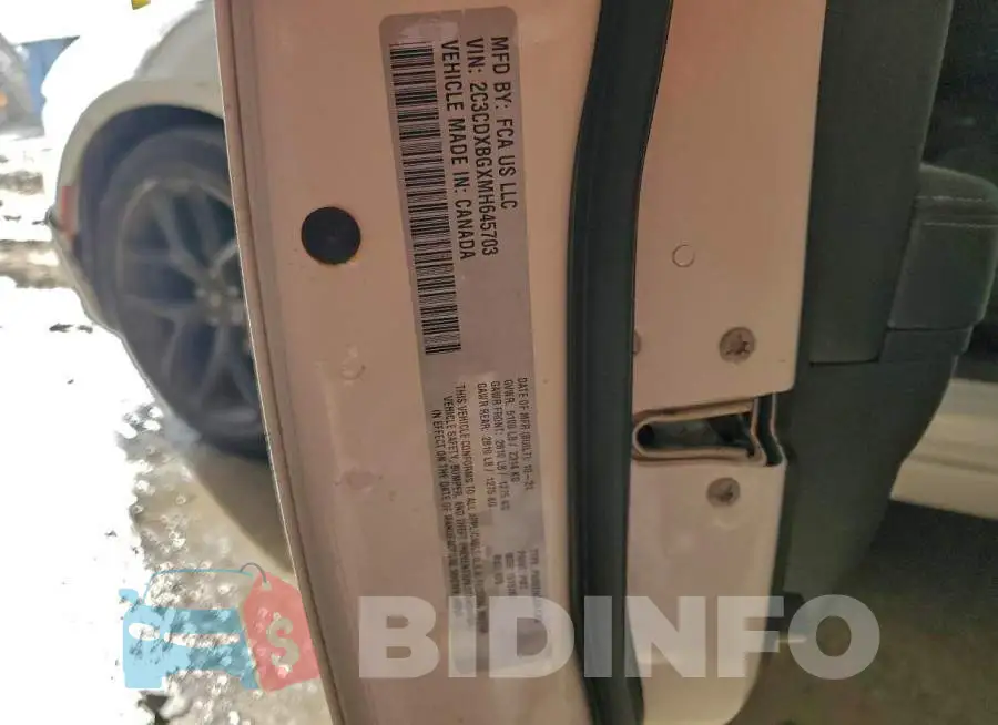 2C3CDXBGXMH645703 Photo# 12