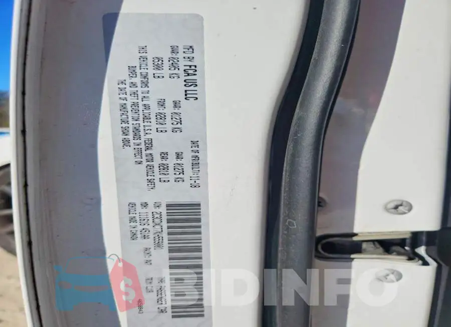 2C3CDXCT7KH559001 Photo# 12