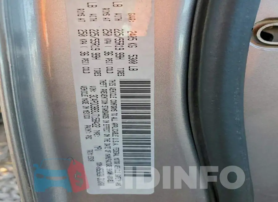 3C4PDCBB3JT158422 Photo# 14