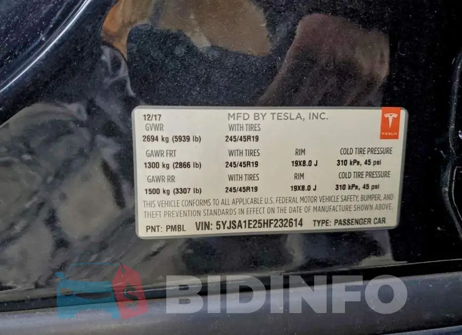 5YJSA1E25HF232614 Photo# 12