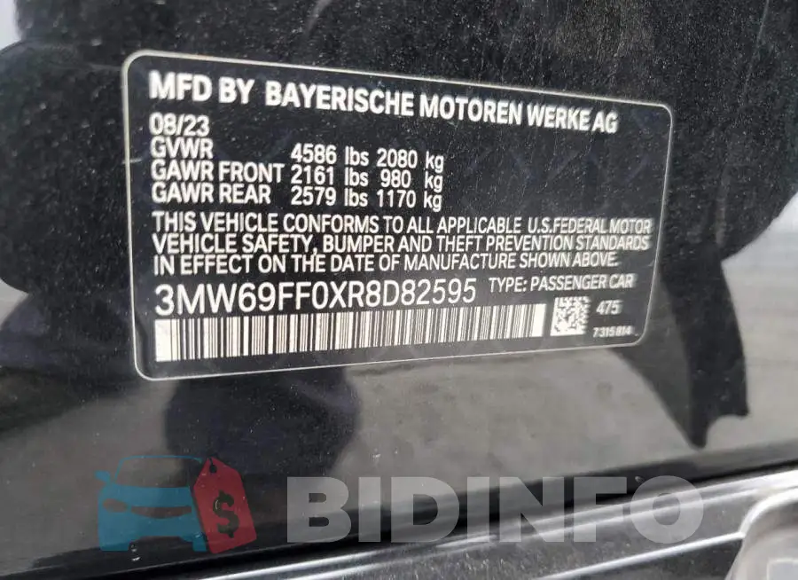 3MW69FF0XR8D82595 Photo# 12