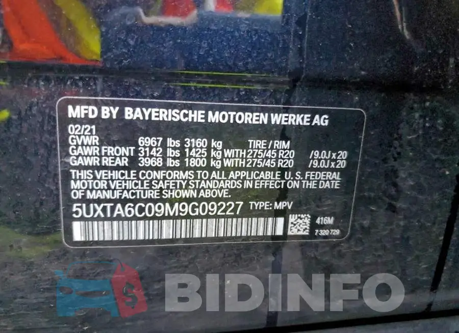 5UXTA6C09M9G09227 Photo# 13