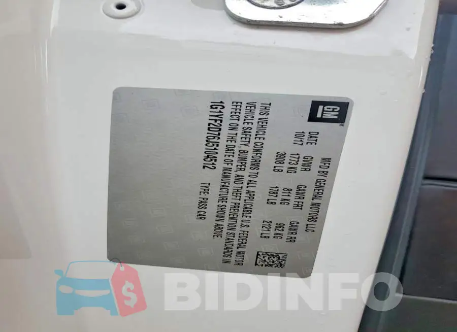 1G1YF2D76J5104512 Photo# 13