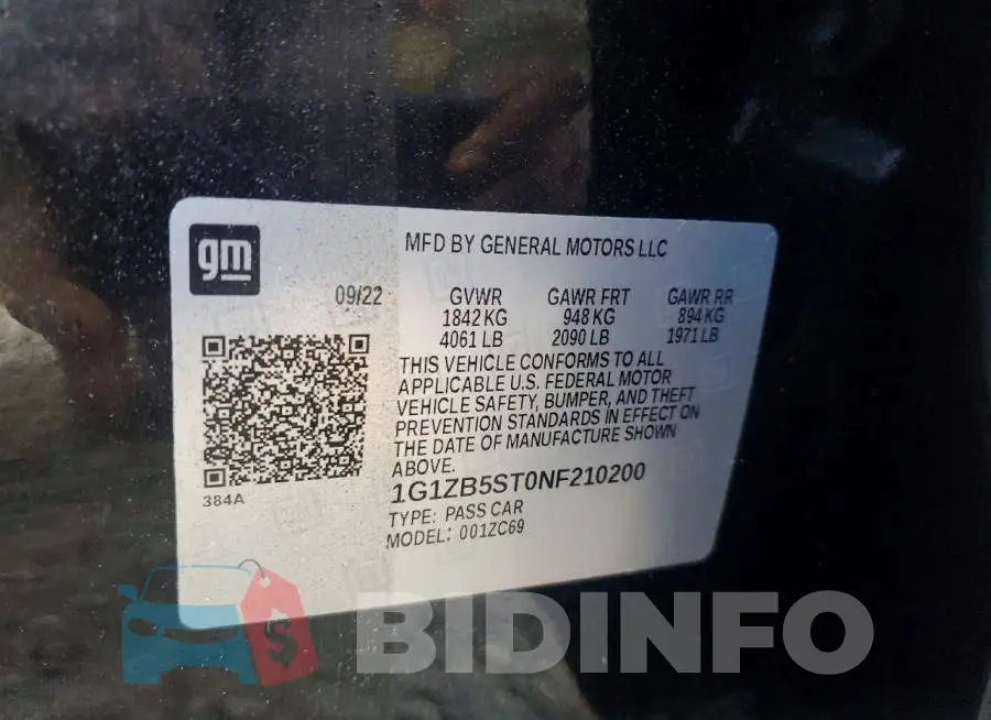 1G1ZB5ST0NF210200 Photo# 13