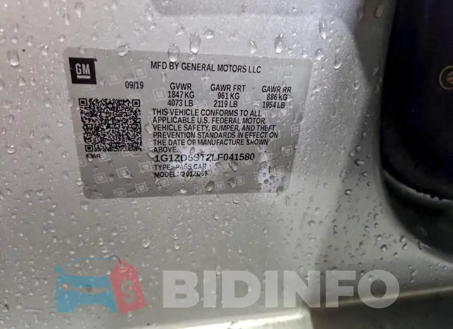 1G1ZD5ST2LF041580 Photo# 12
