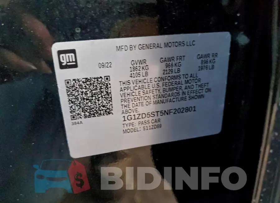 1G1ZD5ST5NF202801 Photo# 12