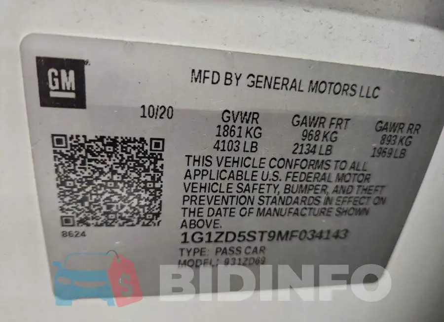 1G1ZD5ST9MF034143 Photo# 12