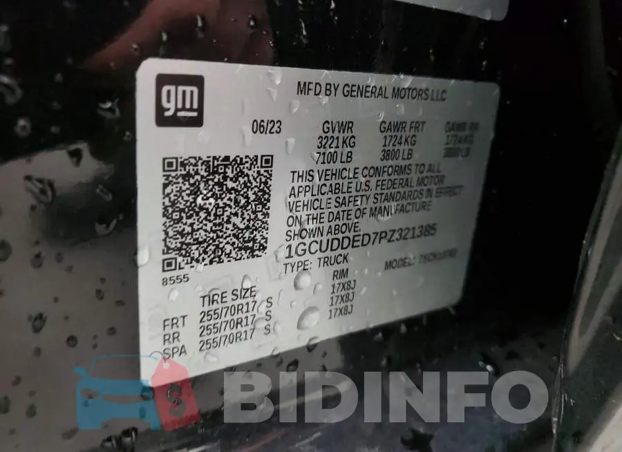 1GCUDDED7PZ321385 Photo# 13