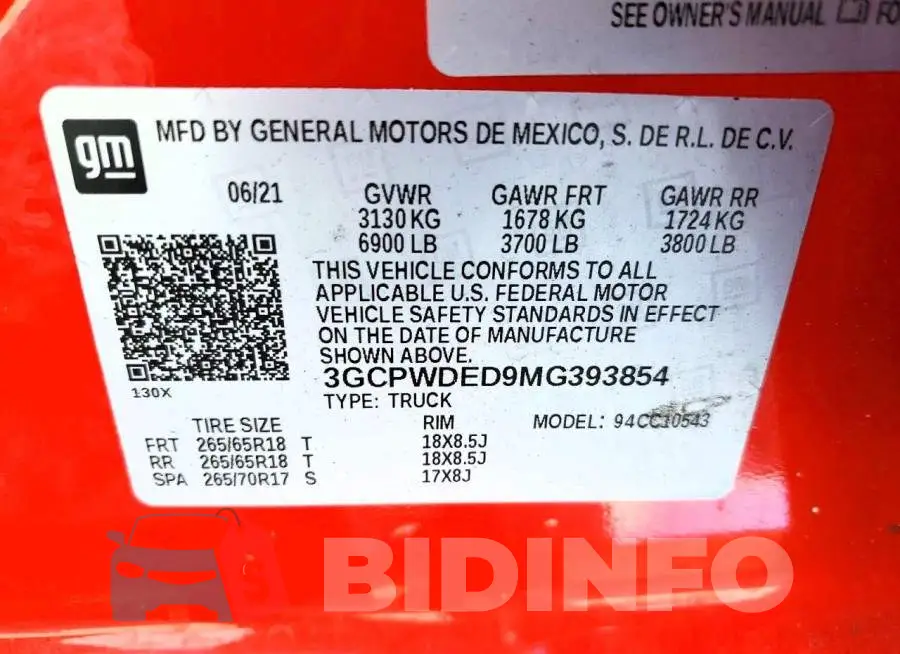 3GCPWDED9MG393854 Photo# 12