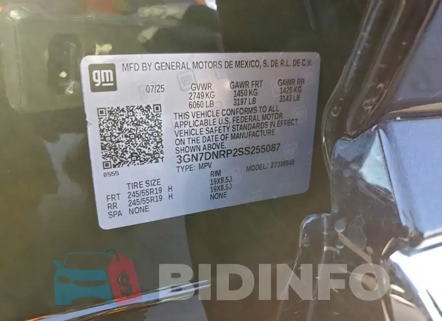3GN7DNRP2SS255087 Photo# 14