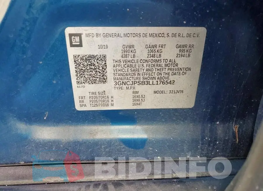3GNCJPSB3LL176542 Photo# 13