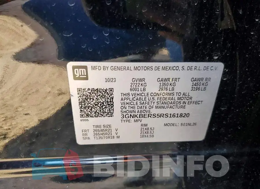 3GNKBERS5RS161820 Photo# 13