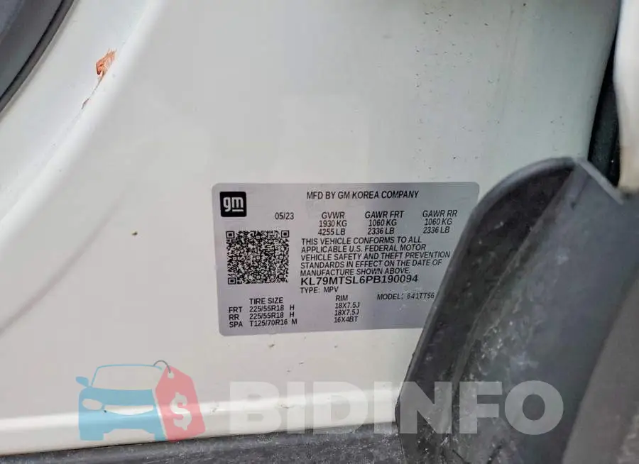 KL79MTSL6PB190094 Photo# 13