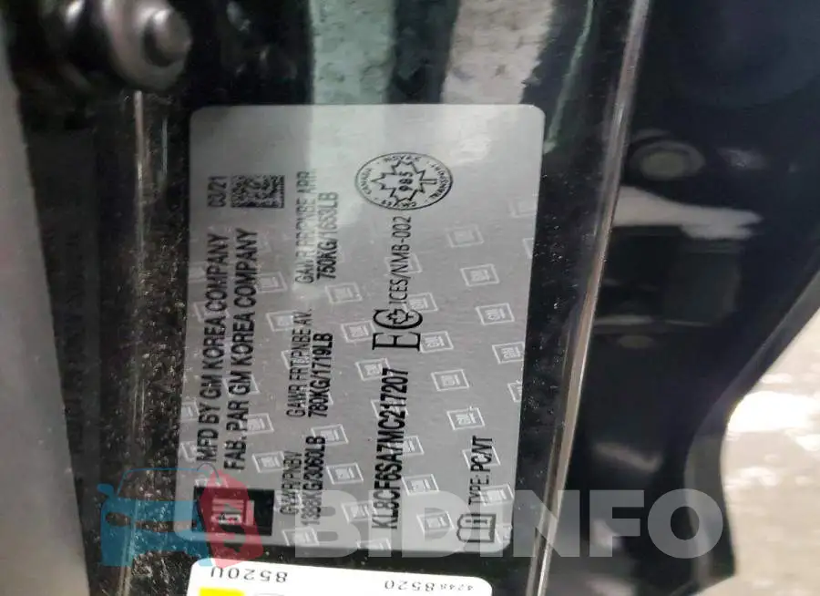 KL8CF6SA7MC217207 Photo# 13