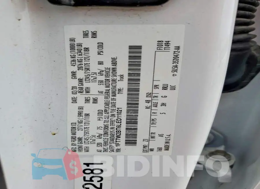 1FT7W2BT6LED11021 Photo# 6