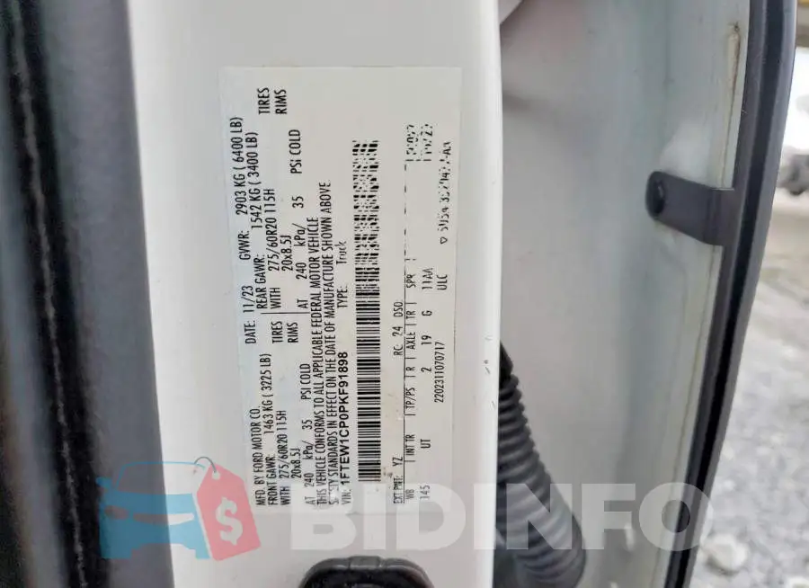 1FTEW1CP0PKF91898 Photo# 13