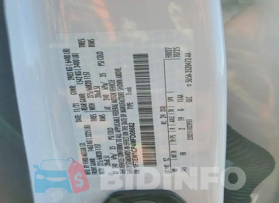 1FTEW1CP4MFD08682 Photo# 12