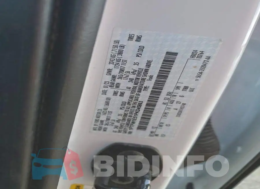 1FTFW1E51PKD45863 Photo# 12