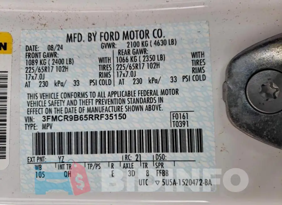 3FMCR9B65RRF35150 Photo# 13