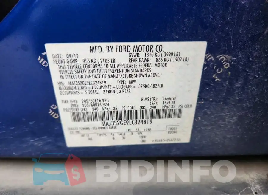 MAJ3S2GE9LC324819 Photo# 13