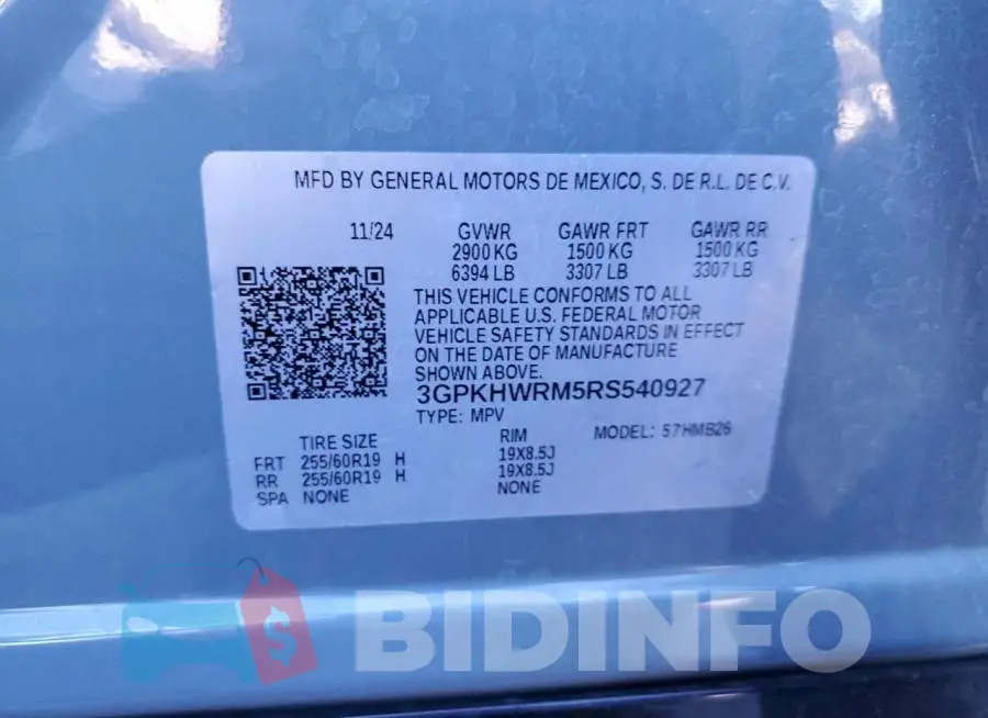 3GPKHWRM5RS540927 Photo# 14