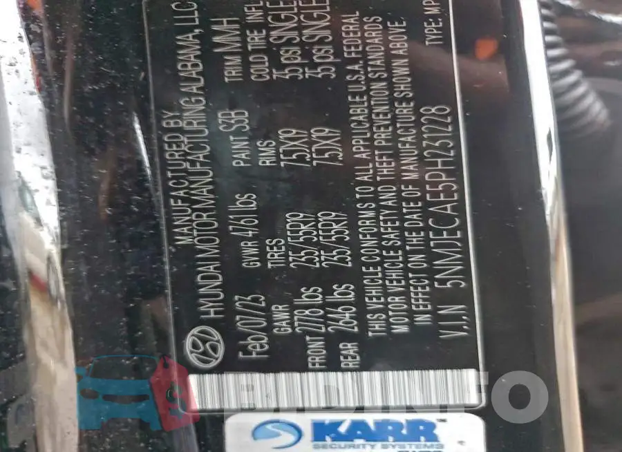 5NMJECAE5PH231228 Photo# 13