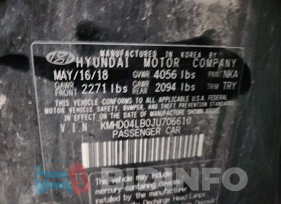 KMHD04LB0JU706610 Photo# 12