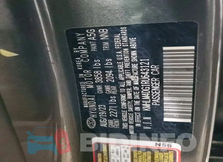 KMHLM4DG1RU643121 Photo# 13