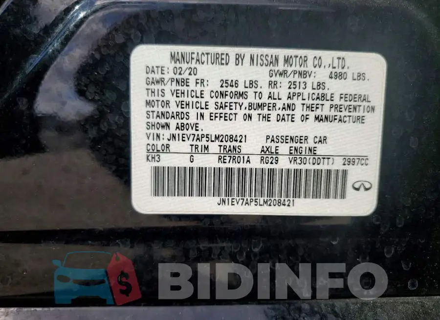 JN1EV7AP5LM208421 Photo# 13