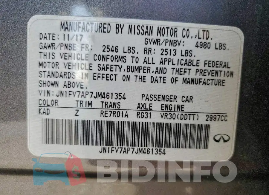 JN1FV7AP7JM461354 Photo# 12