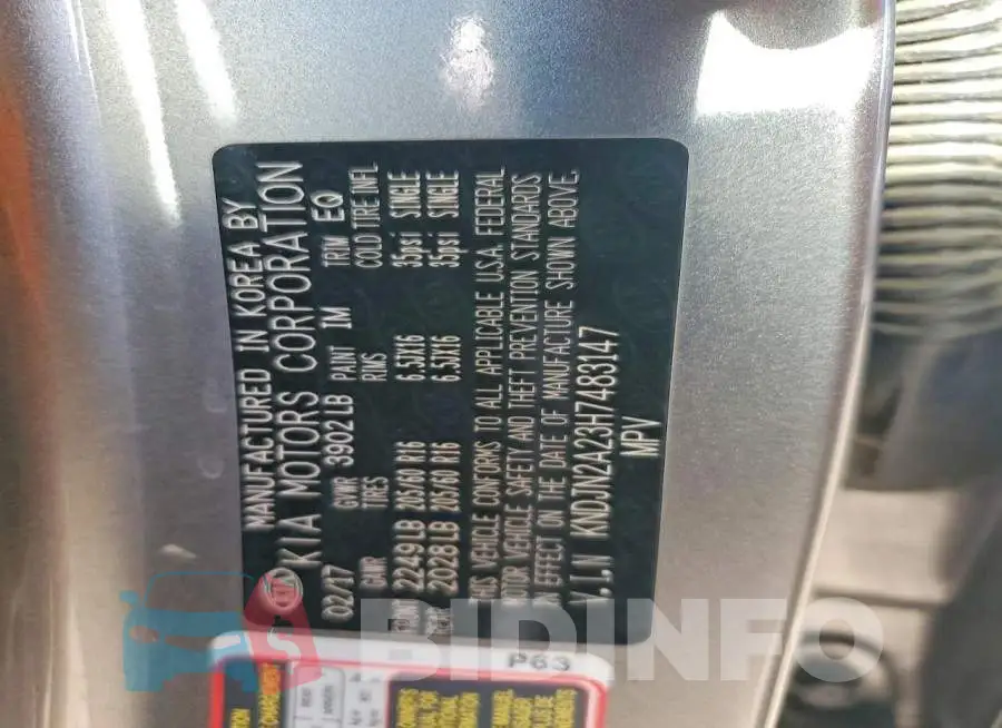 KNDJN2A23H7483147 Photo# 12