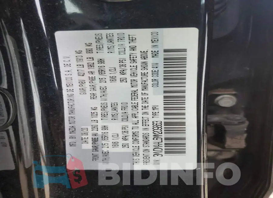 3MVDMAAL6MM209863 Photo# 12