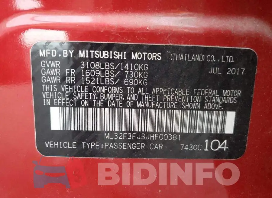 ML32F3FJ3JHF00381 Photo# 13