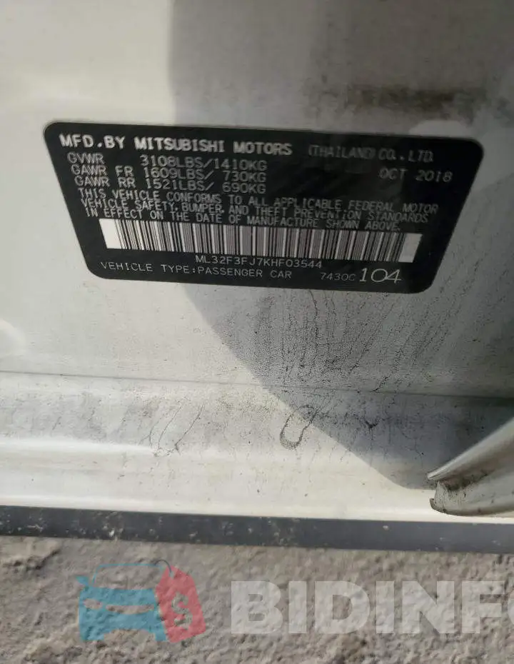 ML32F3FJ7KHF03544 Photo# 12