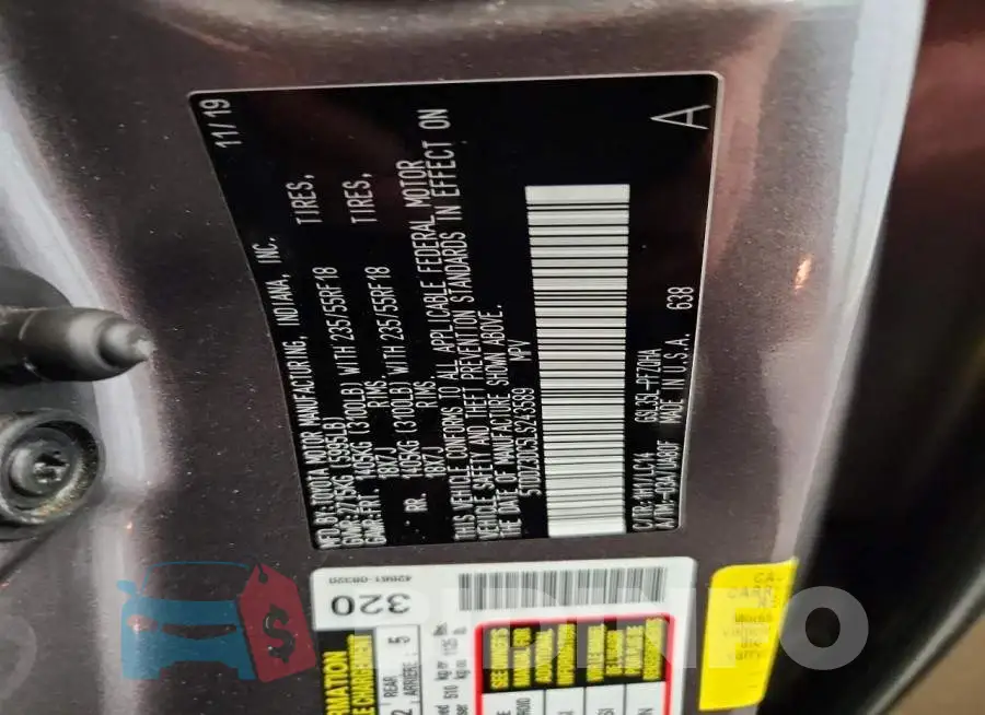 5TDDZ3DC5LS243589 Photo# 14